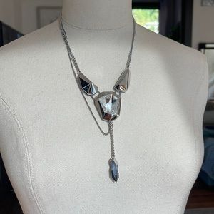 Atelier Swarovski Reverse Necklace with Milky Crystal